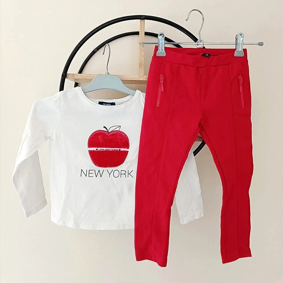 3 ans ensemble teeshirt Okaïdi et pantalon kiabi